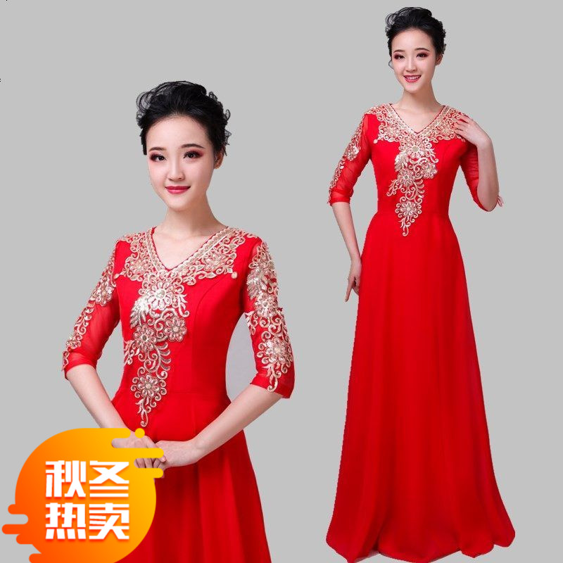 女独唱演出服最新款，时尚魅力与优雅气质的绝美融合