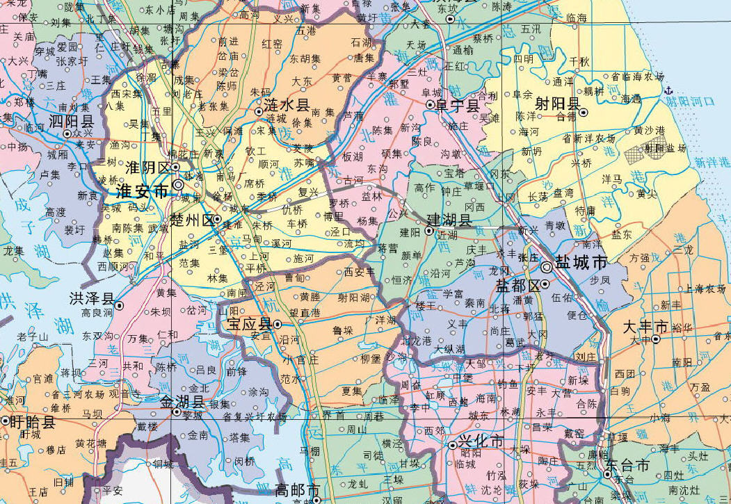 江苏地图高清版最新，探索江苏的美丽与魅力