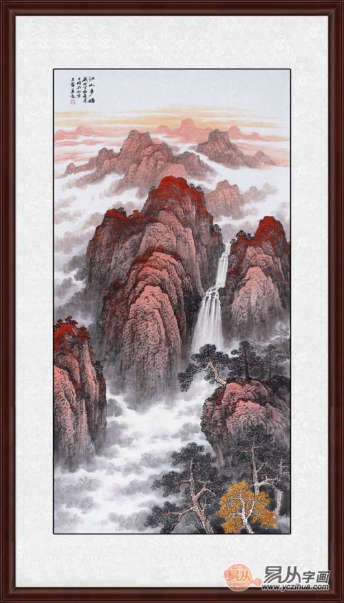 传统与现代交融之美，最新国画作品展示