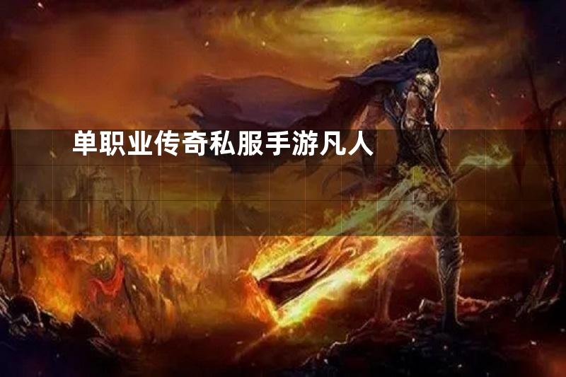 最新单职业私服，探索未知游戏世界的冒险之旅