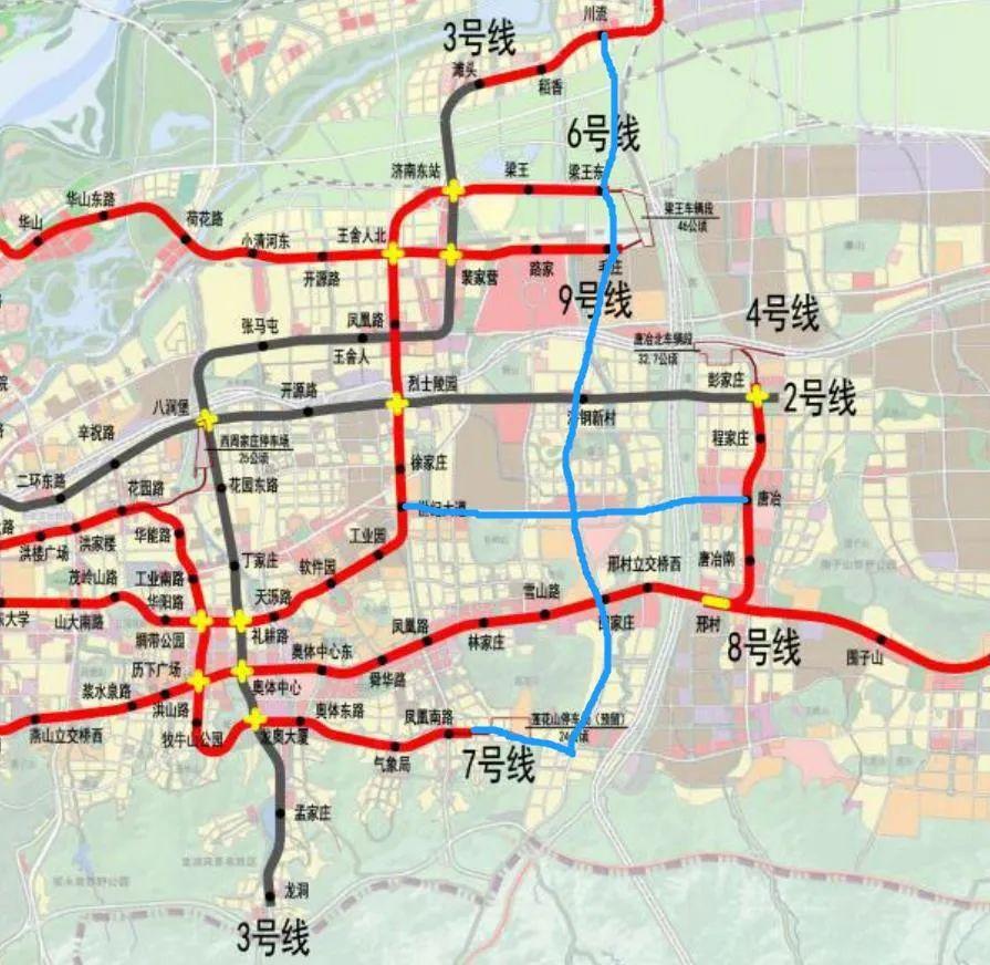 济南地铁最新规划图，城市脉络与未来跃动的蓝图