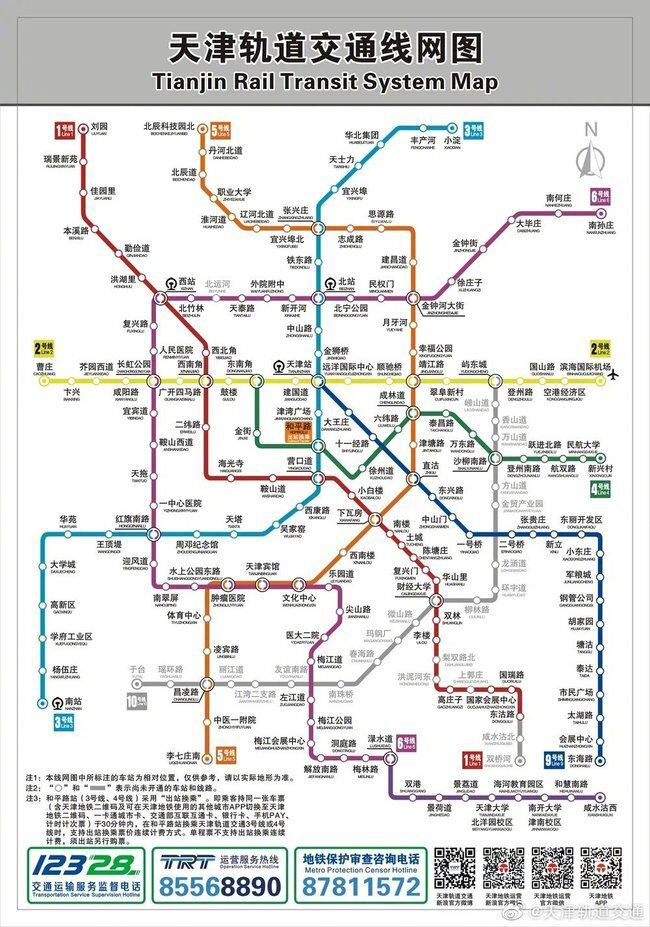 天津地铁线路图最新版，便捷探索城市脉络的旅程