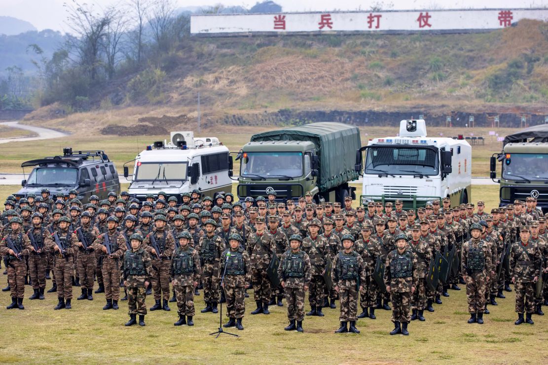 武警最新动态展现新时代军魂的力量，彰显力量与担当