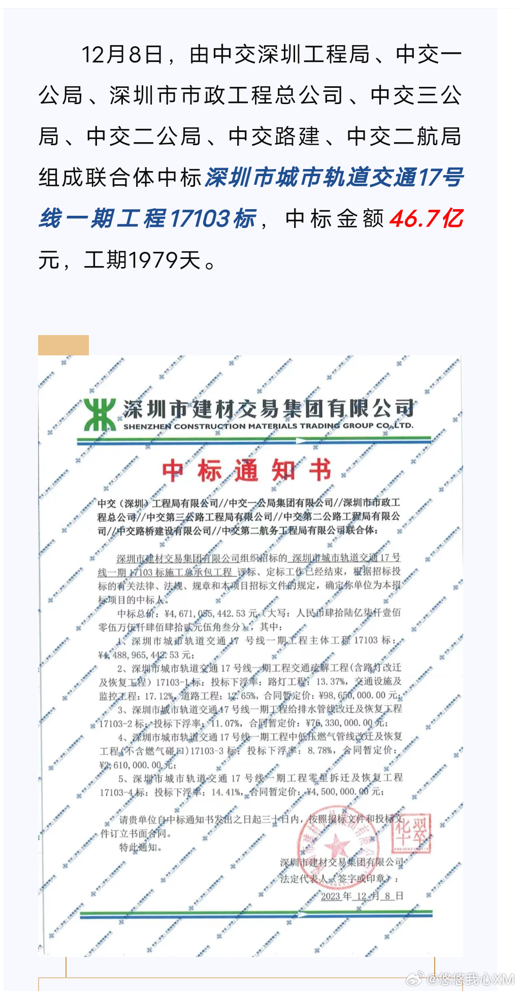 中交一公局最新中标，迈向未来的坚实步伐